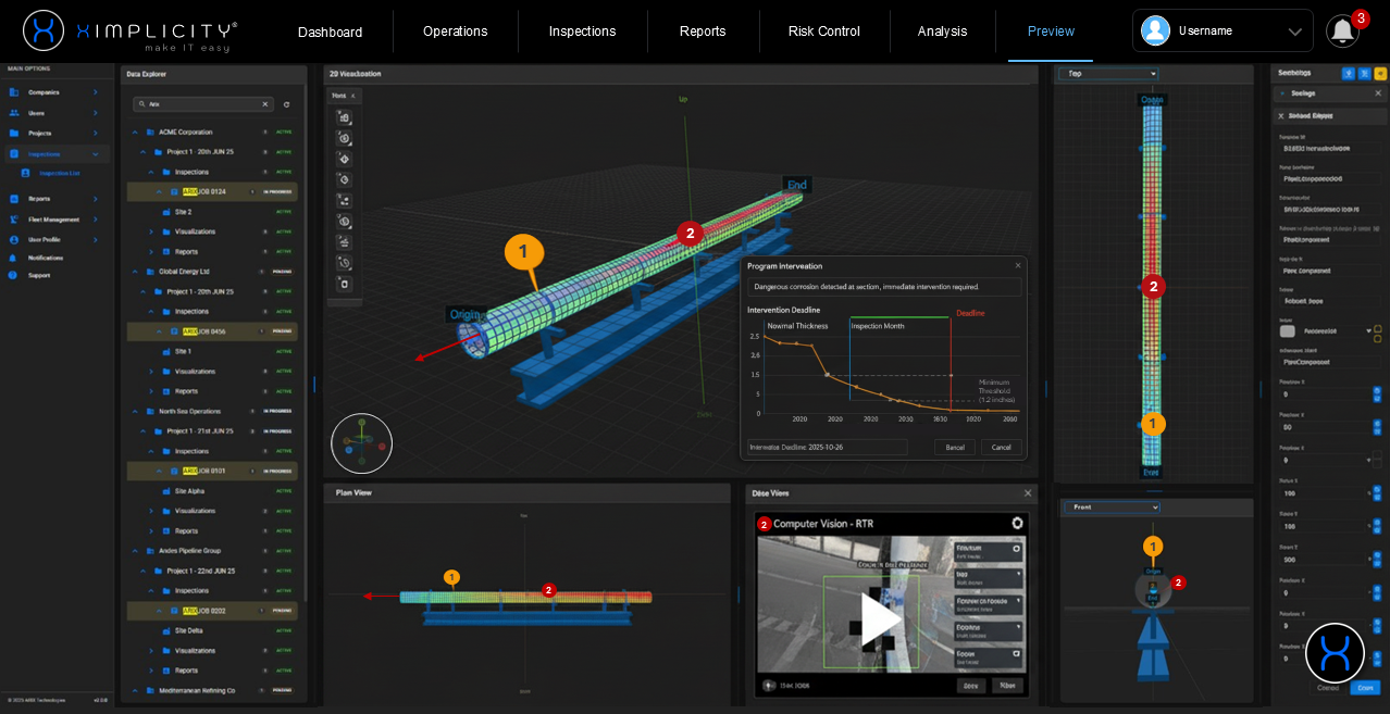 NDT Inspections on Refinery Pipelines